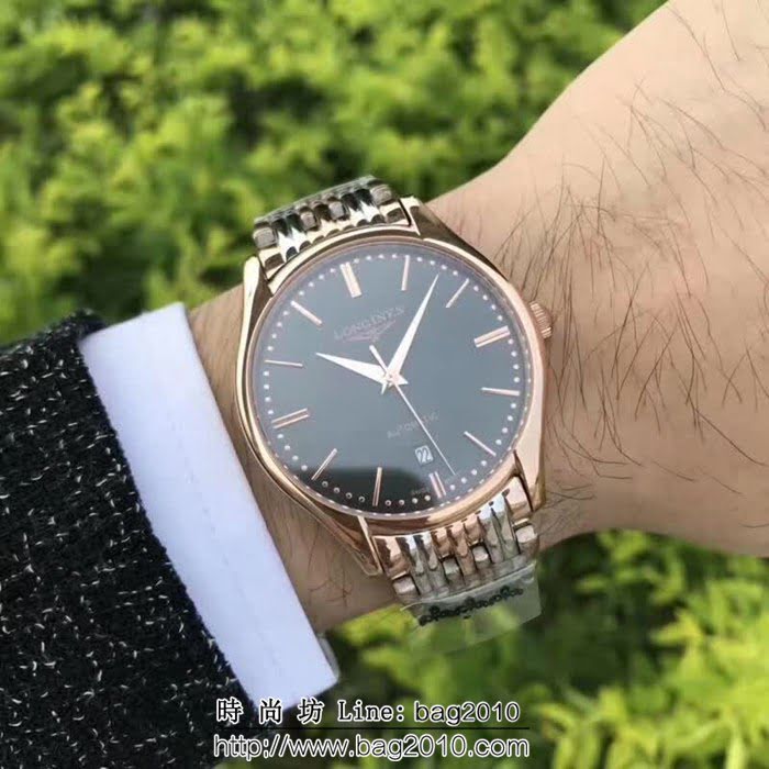 LONGINES浪琴 最新作品 精緻款男士腕表 WSS0493